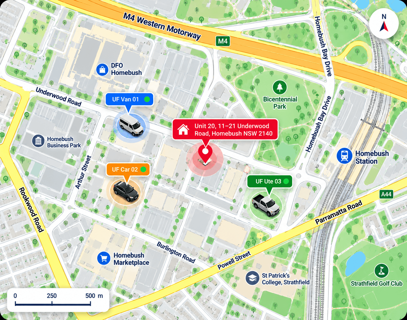 Unified Fleet live GPS fleet tracking platform